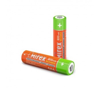 Аккумулятор Ni-MH Mirex HR03 / AAA 800mAh 1,2V 2 шт (2/20/100), ecopack#2117133