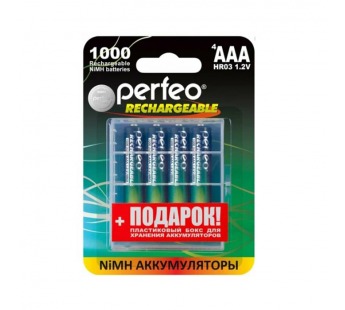 Аккумулятор Perfeo AAA1000mAh/4BL+BOX (4/40/240)#2119955