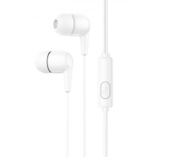 Наушники внутриканальные HOCO M97, микрофон, кнопка ответа, регулятор громкости, кабель Type-C, цвет: белый (1/420)#2119484