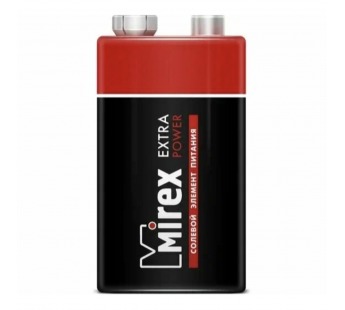 Элемент питания Mirex 6F22 / Крона 9V  1 шт (1/12/240), ecopack#2111854