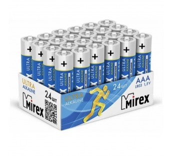 Элемент питания Mirex LR03 / AAA 1,5V  24 шт (24/960), showbox#2111850