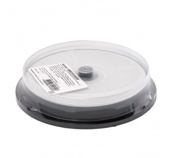 Диски для записи SMARTBUY BD-R, 50Гб, 6х, под печать, 10шт, кейк-бокс (SBBD-R10-50GB)/20#2115026