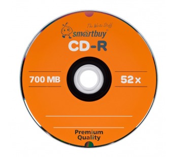 Диски для записи SMARTBUY CD-R, 700Мб, 52х, 25шт, кейк-бокс (SBCD-R25)/10#2115024