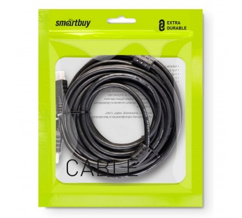 АудиоВидео кабель Smartbuy HDMI - HDMI ver.2.0 A-M/A-M, 2 фильтра, 10 м (K-352-100-2)#2115170