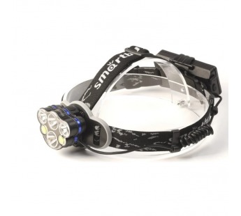 Аккумуляторный налобный фонарь 2*5 Вт LED+2*3Вт+2*3Вт COB с красным режимом, Smartbuy (SBF-HL027)/50#2112136