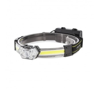 Аккумуляторный налобный фонарь 8 Вт LED + 5Вт COB+Stop light (SBF-HL044b)#2112138