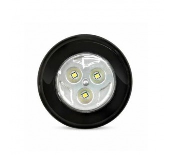 Светодиодный фонарь PUSH LIGHT 3 Вт Smartbuy 3AAA, черный (SBF-133-B)/360#2112150