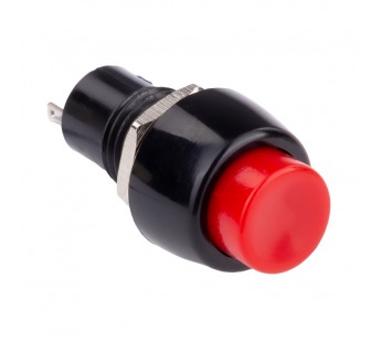Выключатель-кнопка 250В 2А (2с) ON-OFF красная (SBE-06-S36fr-rp)#2116657