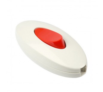 Выключатель Smartbuy, проходной белый/красный 6А 250В (SBE-06-S05-wr)#2116753