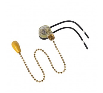 Выключатель сонетка для бра с цепочкой 270мм, золото (SBE-06-S06-g)#2116755
