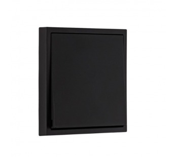 Выключатель 1-клавишный 10А черный "Капелла" (SBE-09b-10-SW1-0)#2115828