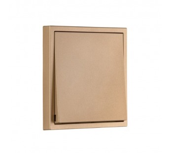 Выключатель 1-клавишный 10А шампань "Капелла" (SBE-09c-10-SW1-0)#2115829