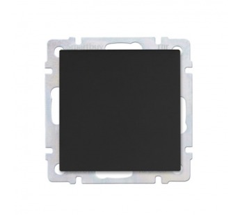 Выключатель перекрестный 1-клавишный 10А черный "Нептун" (SBE-05b-10-SW13-0)#2114268