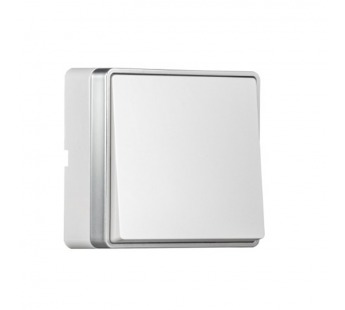 Выключатель 1-клавишный 10А белый "Сириус" (SBE-07w-10-SW1-0)#2114282