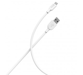 Кабель для зарядки и передачи данных S01 MicroUSB белый, 2.4А, 1 м, Smartbuy (iK-12-S01w)#2111878