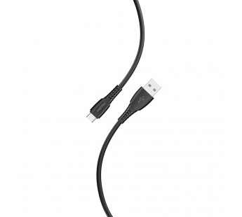 Кабель для зарядки и передачи данных S40 Type C черный, 3 А, 1 м, Smartbuy (iK-3112-S40b)#2112330