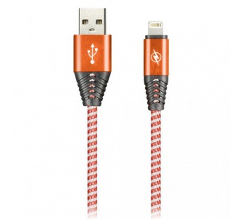 Дата-кабель Smartbuy 8pin HEDGEHOG красный 2 А, 1 м (iK-512HH red)/100#2112174