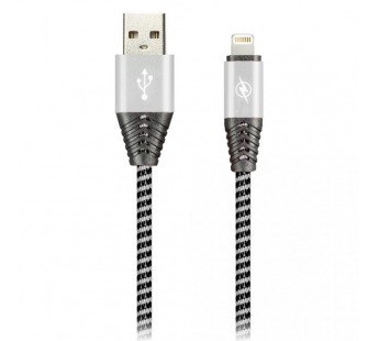 Дата-кабель Smartbuy 8pin HEDGEHOG серый 2 А, 1 м (iK-512HH gray)/100#2112171