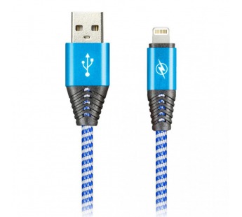 Дата-кабель Smartbuy 8pin HEDGEHOG синий 2 А, 1 м (iK-512HH blue)/100#2112168