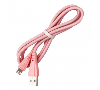 Дата-кабель Smartbuy 8pin кабель в резин. оплетке Gear, 1 м., <2А, розовый (iK-512RG rose)#2111966