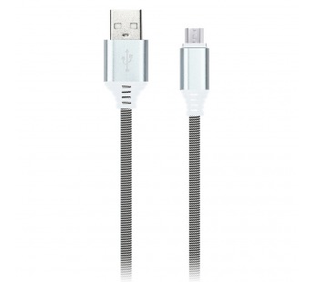 Дата-кабель Smartbuy MicroUSB кабель в нейлон. оплетке Socks, 1 м., <2А,(iK-12NS-mag)#2111949