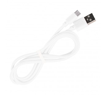 Дата-кабель Smartbuy USB - micro USB, цветные, длина <1 м, белый (iK-12c white)#2111972