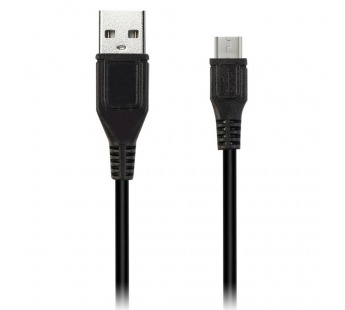 Дата-кабель Smartbuy USB - micro USB, цветные, длина <1 м, черный (iK-12c black)#2111971