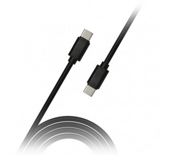 Дата-кабель Smartbuy USB 2.0 Type-C to Type-C, fast charging, черный, 1м (iK-3112fc black)/60#2112342