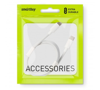 Дата-кабель Smartbuy Type C- Type C, 3 метра, 100 Вт, 5A, fast charge, PD, QC (ik-331FC)/40#2112344