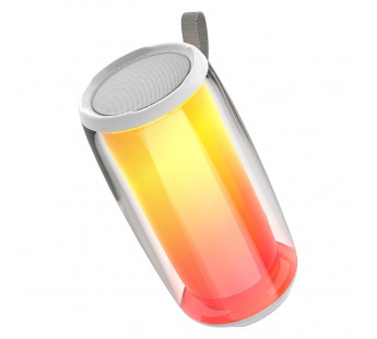 Портативная колонка SmartBuy GEM 2, 20Вт, Bluetooth, USB/MP3, ультра подсветка, белая (SBS-5810)#2120495