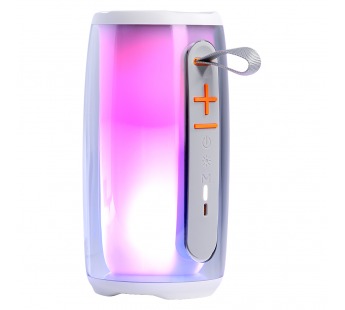 Портативная колонка SmartBuy GEM 2, 20Вт, Bluetooth, USB/MP3, ультра подсветка, белая (SBS-5810)#2120497