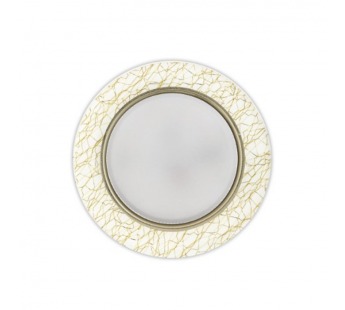 Светильник встраиваемый под лампу GX53 белый/золото (SBL-17WH/GL-GX53)/30#2118675