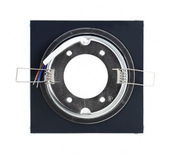 Светильник встраиваемый под лампу GX53 зеркальный/серебро скошенный край (SBL-14SL-GX53)/30#2118563