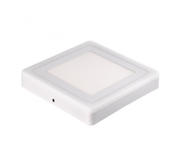Накладной (LED) светильник Квадрат с подсветкой DLB Smartbuy-13w/3000K+B/IP20 (SBLSq1-DLB-13-3K-B)#2118718
