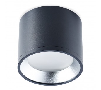 Светильник TS2005 96x80 мм накладной под лампу GX53, черный-серебро (SBL-TS2005-GX53-bs)#2118846