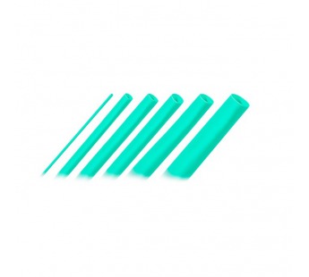 Термоусаживаемая трубка, 2/1-4/2-6/3-8/4-10/5-12/6 (6 р-ов по 3 шт, 10 см), зеленая (SBE-HST-as-g)#2112034