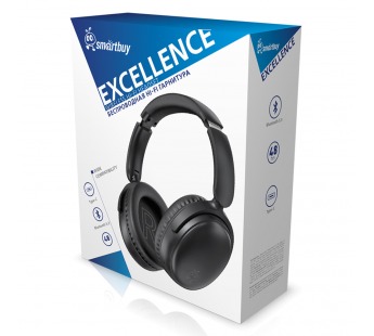 Беспроводная Bluetooth-гарнитура Smartbuy EXCELLENCE, складная конструкция, Type-C, черная (SBH920)#2115398
