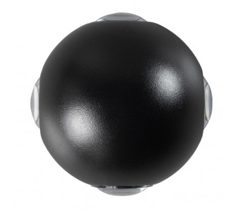 Уличный светодиодный настенный светильник SPHERE 12Вт Smartbuy 3000К IP65 черный (SBL16849)#2114255
