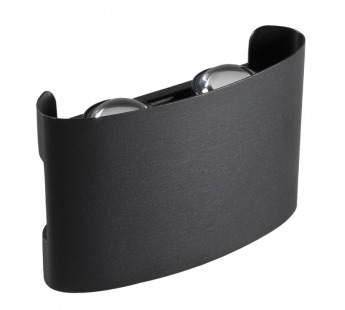 Уличный светодиодный настенный светильник WALL 4*1Вт Smartbuy 3000К IP65 230В черный (SBL16887)#2114260