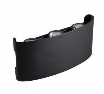 Уличный светодиодный настенный светильник WALL 6*1Вт Smartbuy 3000К IP65 230В черный (SBL16894)#2114262