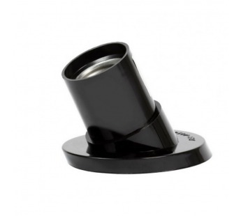 Патрон карболитовый настенный, Е27, черный, наклонный (SBE-LHB-w-E27)/200#2112471