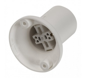 Патрон пластиковый потолочный, Е27, белый прямой (SBE-LHP-c-E27)#2112480