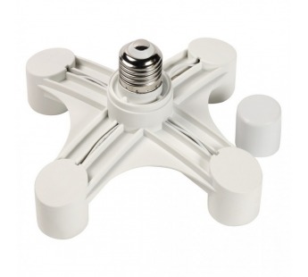 Переходник E27-4xE27, белый (SBE-A-E27-4E27)#2112487