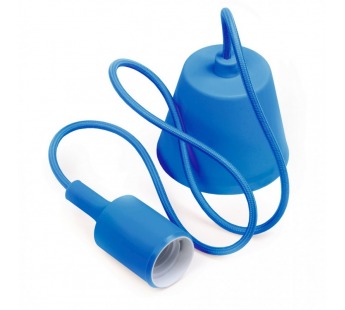 Подвес с патроном E27, 1 м, голубой (SBE-CLHE27s-bl)#2112497