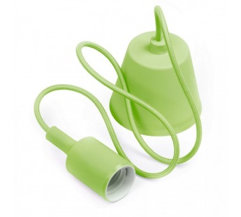 Подвес с патроном E27, 1 м, зеленый (SBE-CLHE27s-g)#2112498