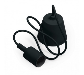 Подвес с патроном E27, 1 м, черный (SBE-CLHE27s-b)#2112503