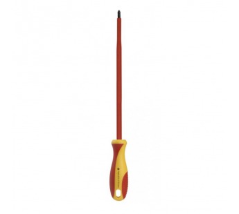 Диэлектрическая отвертка крестовая PH2x175, до 1000В,VDE,прорез.ручка, серт. испыт.SmartbuyTools/120#2112098