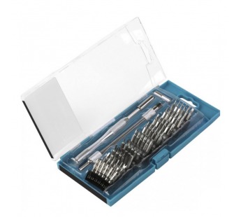 Отвертка с набором бит (насадок) 58 предметов, отвертка, 54 биты,2 удлинителя.CR-V,SmartbuyTools/36#2112089