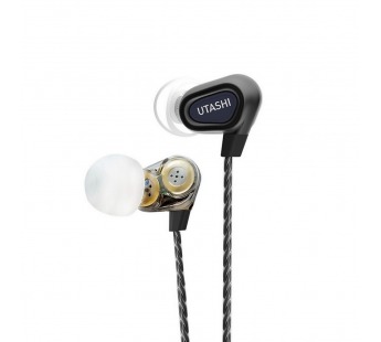 Мобильная гарнитура Smartbuy UTASHI DUO 2, динамики 8мм + 6мм, черная, тех.пакет (SBHX-550)/80#2115434