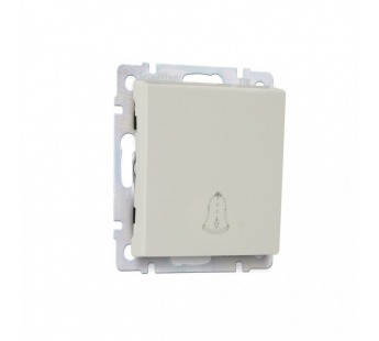 Кнопка звонка 10А бежевая "Нептун" (SBE-05i-10-B1-0)#2112418